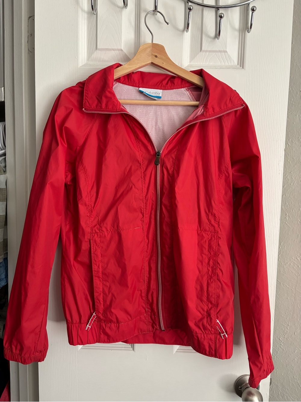 Columbia Women's Red Lightweight Packable Jacket